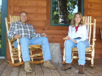 Gerard and Kelly are your cabin rental hosts