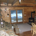 Our cabin rental comes equipped with a full kitchen for up to 12 adult guests!